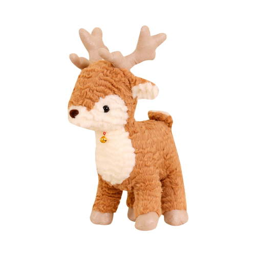 Darzheoy Christmas Stuffed Animal Reindeer Plush Christmas Deer Doll Plush Pillow for Kids, Cute Stuffed Christmas Plush Gift for Boys, Girls Xmas