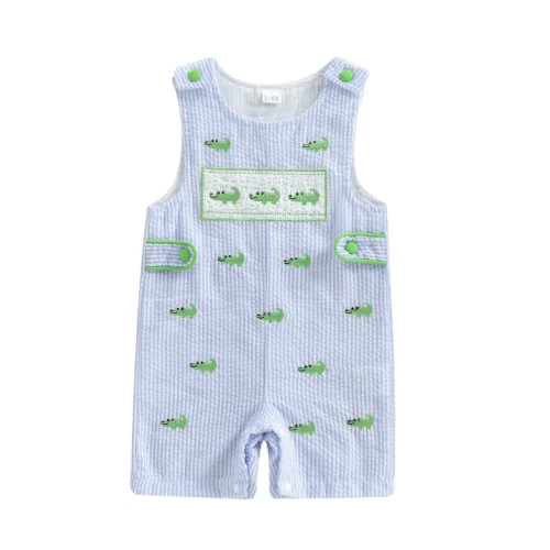 CROCODILE Summer Romper - Hazel & Bo
