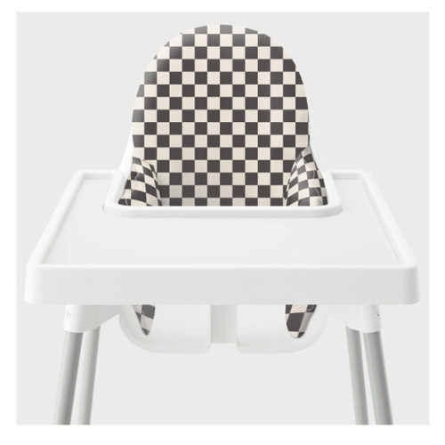 Highchair Cushion Cover - Classic Check – Yeah Baby Goods