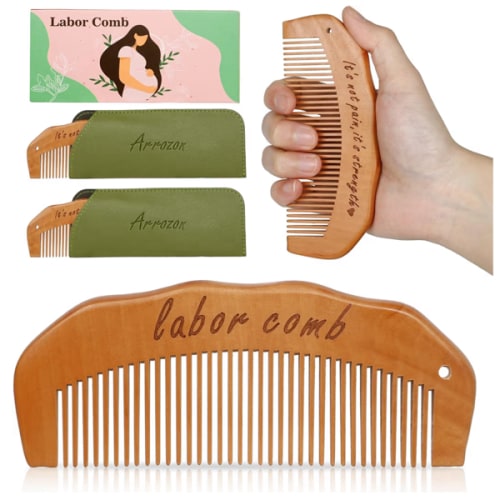 Arrozon 2 Pack Labor Comb Pregnancy Must Haves Labor and Delivery Essentials Birthing Comb Hospital Bag Essentials Pregnant Gifts