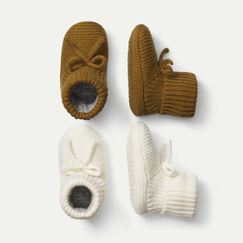 Baby Bow Gripper Slipper 2-Pack