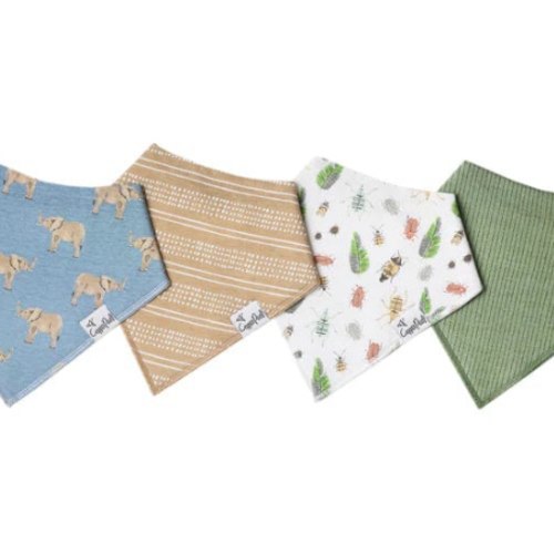 Peanut Baby Bandana Bibs | Copper Pearl