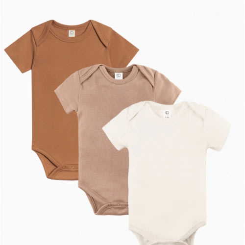 3-Pack Short Sleeve Bodysuit Bundle