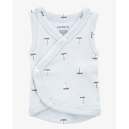 Baby Boy Preemie Sailboat Tank - Blue - Carter's | Carter's