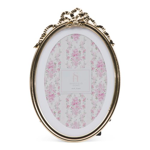 5x7 Matted To 4x6 Oval Bow Tabletop Picture Frame | Home | T.J.Maxx
