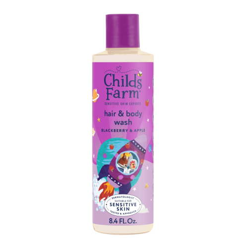 Childs Farm, Kids Hair & Body Wash, Blackberry & Organic Apple, 8.4 fl oz