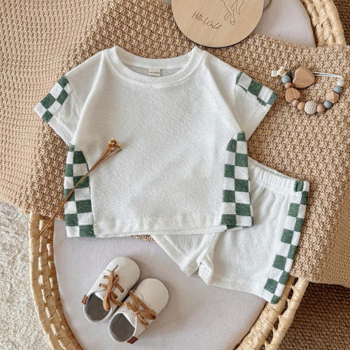 Garden Checkered Shorts Set | RYAN AND REMI