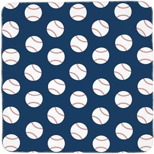 Baseball Blue Newborn Baby Swaddle Blanket Baby Receiving Blanket Cover Throw Wrap Blankets Soft Cozy Breathable for Infant Toddler Boys and Girls