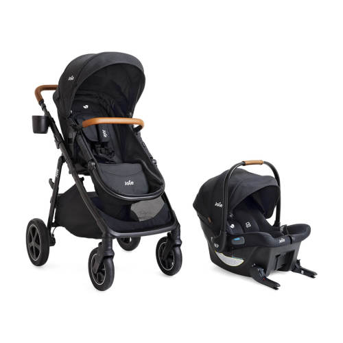 Joie ginger™ dlx and mint latch™ travel system stroller and newborn car seat