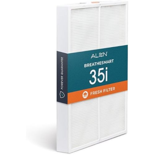 Alen Breathesmart 35i Replacement Air Filter B3-Fresh + Carbon Replacement H13 True HEPA Filter - Captures Allergens, Dust + Light Household Odors & Smoke