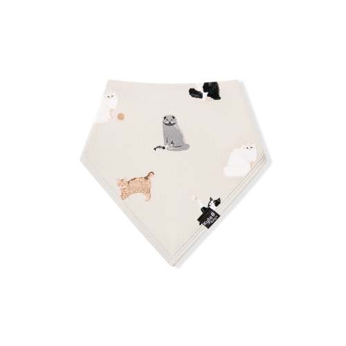 Bib in Fluffy Cat