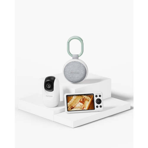 Smart Baby Monitor & Portable Sound Machine Set | Parent's Essential Kit - CA