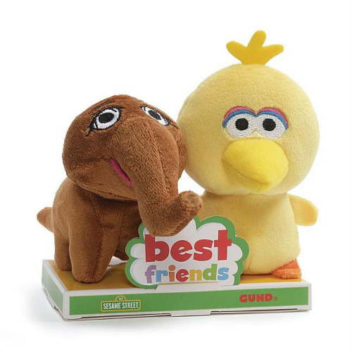 GUND - Sesame Street - Big Bird & Snuffy BFF Set, 4