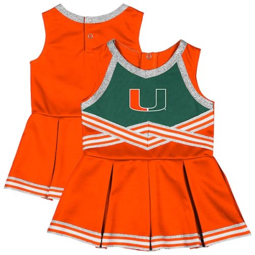 Miami Hurricanes Colosseum Girls Infant Lollipop Park Cheer Dress - Orange