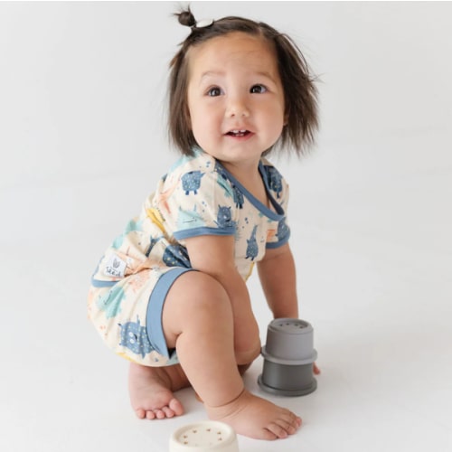 Yippity Yeti Shorty Romper