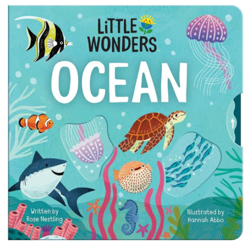 Little Wonders OCEAN — Introduction to the Ocean Multi-Activity Children's Board Book Including Flaps, Wheels, Tabs, and More