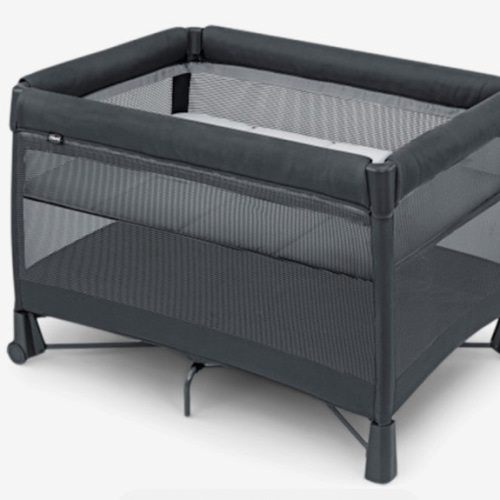 Chicco Dash Instant Setup Play Yard, Portable Crib with Removable Bassinet, Playpen for Babies and Toddlers | Charcoal/Grey