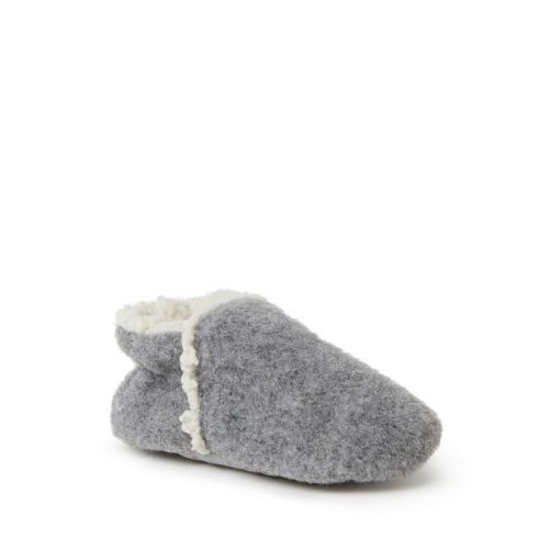 Dearfoams Kid's Baby Emerson Felted Closed Back Slipper
