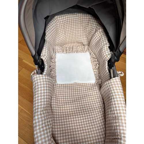 Baby Basket Bassinet Sheet | Cover for the stroller basket | Mini Nursery Bedding | Neutral Crib Sheet | Sheet for the stroller cradle