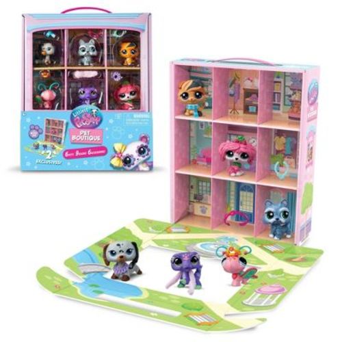 Littlest Pet Shop Pet Boutique - Collectible Figures Playset