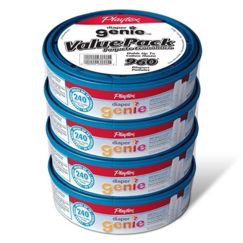 Playtex Diaper Genie Value Size Refill, 960 Ct