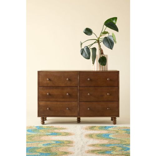 Clara 6-Drawer Wood Dresser