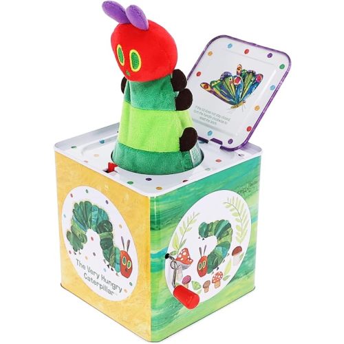 Kids PREFFERED World of Eric Carle, The Very Hungry Caterpillar Jack in the Box Toy Fun Gift for Babies and Toddlers