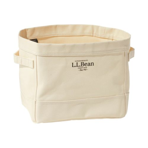 Canvas Storage Tote, Rectangular