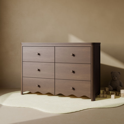 Storkcraft Casablanca 6 Drawer Dresser - Hazelnut