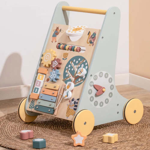 ROBUD Wooden Baby Push Walker - Forest Vitality