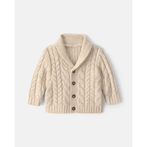 Baby Boy Cardigan Sweater - Cream - OshKosh B'gosh | Carter's