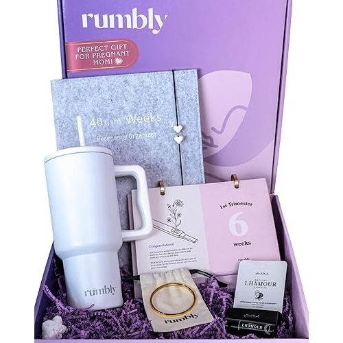 1st Trimester Mom-to-Be Essentials Box - Pregnancy Gifts for Expecting Mom - Care Package with Essential New Mommy Items & Pregnancy Must-Haves - First Trimester