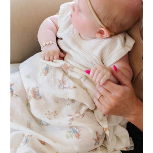 PETER RABBIT™ BAMBOO RAYON MUSLIN 2-PACK SWADDLES