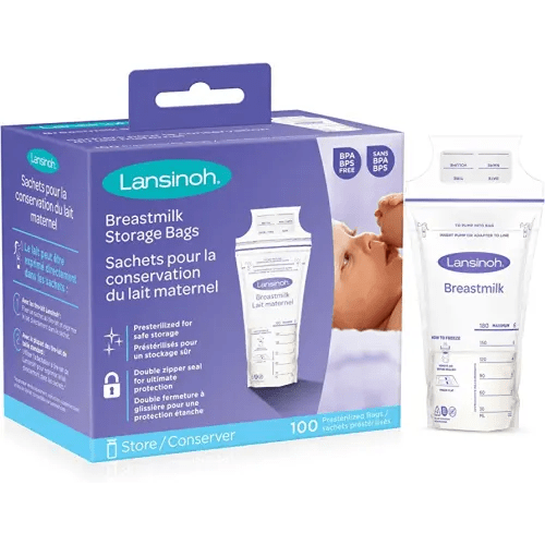 Lansinoh Breastmilk Storage Bags, 100 Count, BPA Free and BPS Free