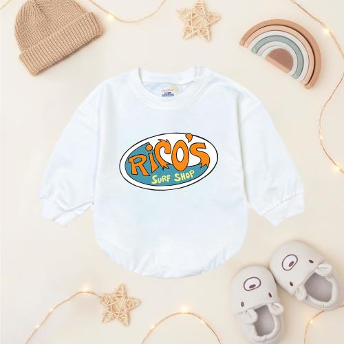 Hannah Montana Romper, Rico's Surf Shop Logo, Magic Kingdom Disneyland Gift, Family Vacation Shirt, Retro 90s Disney Style