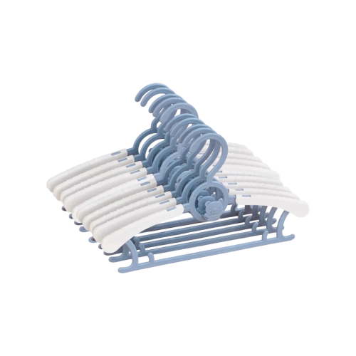 10 Pack Adjustable Baby Clothes Hangers, Non-Slip Plastic Childs Hangers for Nursery and Closet, Space Saving Expandable Hanger for Toddler and Children’s Clothing Storage