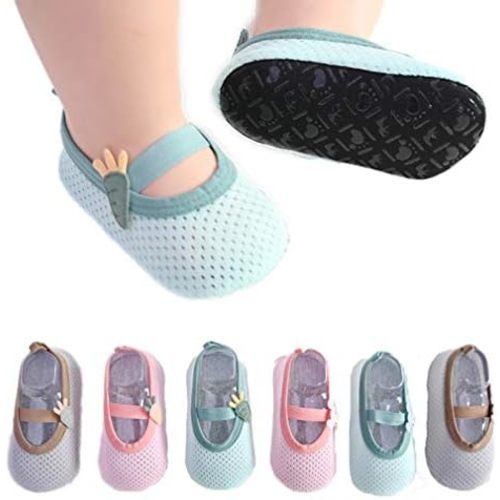 Baby Non-slip Floor Socks - Children's Toddler Cartoon Skidless Socks and Shoes