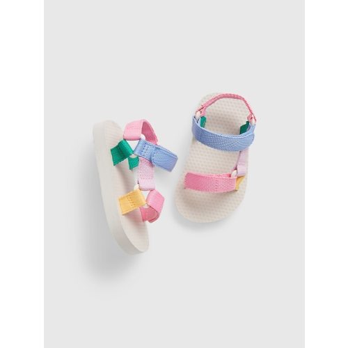 Baby Canvas Strap Sandals in multi, size: 3-6 M