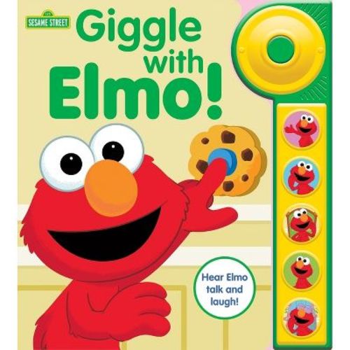 Sesame Street: Giggle with Elmo! Sound Book - by Pi Kids (Mixed Media Product)