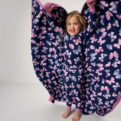 Royal Butterflies Large Cloud Blanket | Little Sleepies