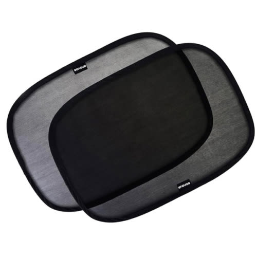 Enovoe Car Window Shades for Baby (2 Pack) - 21x14 Inches Sun Shade Blocker, Cling - Glare Shield and UV Rays Protection for Your Child - Side Windows Screens for SUV- Mesh Window Shades for car Baby