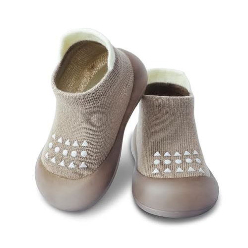 Dookeh Baby Sock Shoes Boys Girls First Walking Shoes Non-Slip Slippers Soft Sole Sneakers Toddler Infant Babygirl