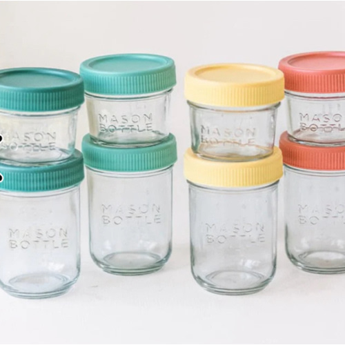 Breastmilk Storage Jar Set – Mason Bottle