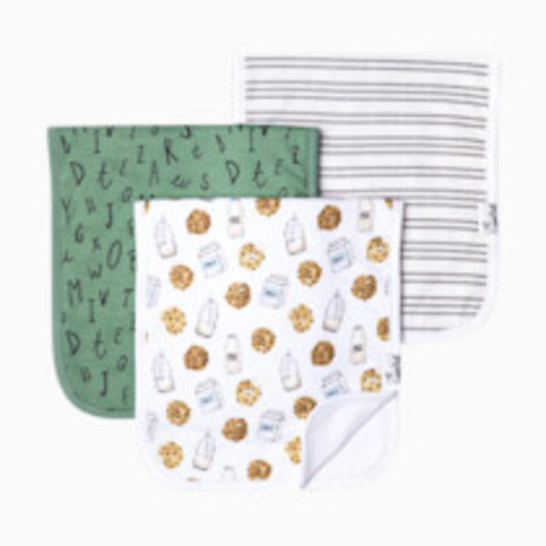 Copper Pearl Printed Burp Cloth Set - Chip