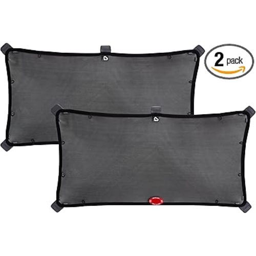 Munchkin® Brica® Magnetic Stretch to Fit™ Sun Shade, Black, 2 Pack