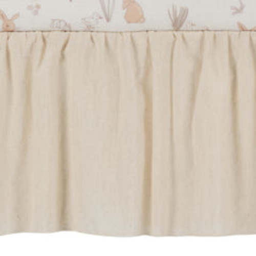 Creamy Ivory Crib Skirt