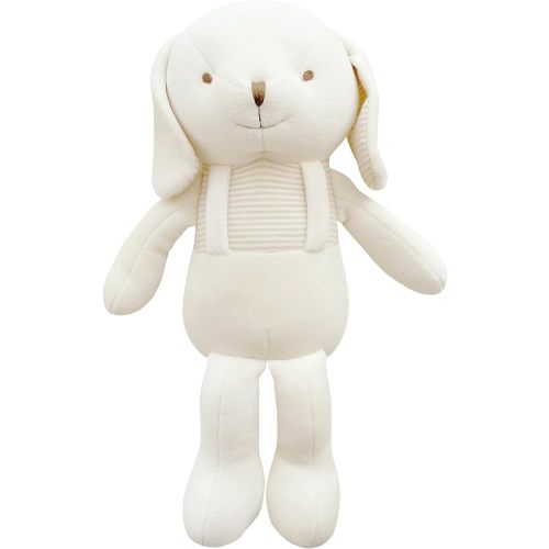 Super Soft Organic Cotton Baby First Friend (Hello! Puppy) Attachment Doll for Baby, Pillow Buddy, Plush Animal Toys, Organic Toys, Stuffed Animal Puppy 12.5 inches, Perfect