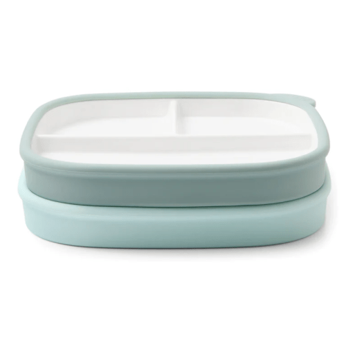 Clean Start Toddler Divided Plate | Premium Ceramic | Non Toxic – Ello