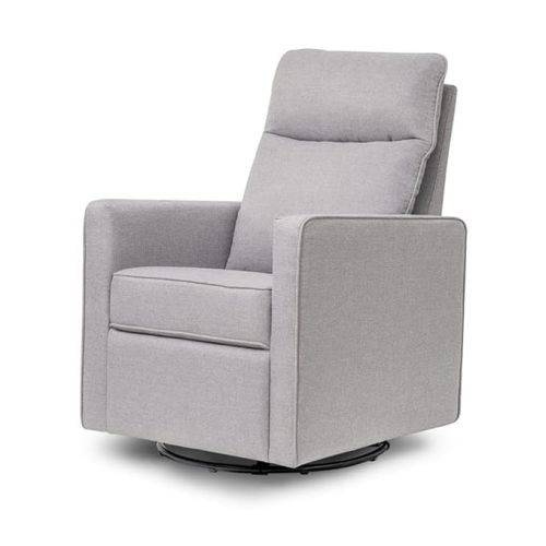 DaVinci Gabby Glider Recliner Nursery Chair w/ 360° Swivel - Misty Grey
