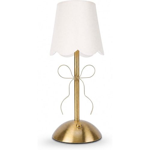 ciciglow Bow Table Lamp, Cordless Touch Dimmable for Girls Room